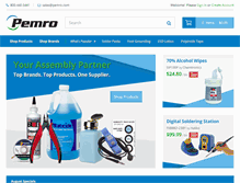 Tablet Screenshot of pemro.com